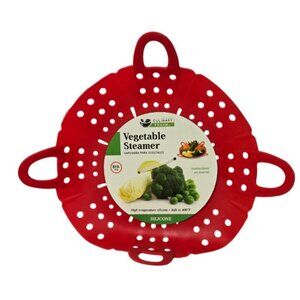 Culinary Fresh 450 F High Temperature Silicone BPA Free Vegetable Steamer - NWT